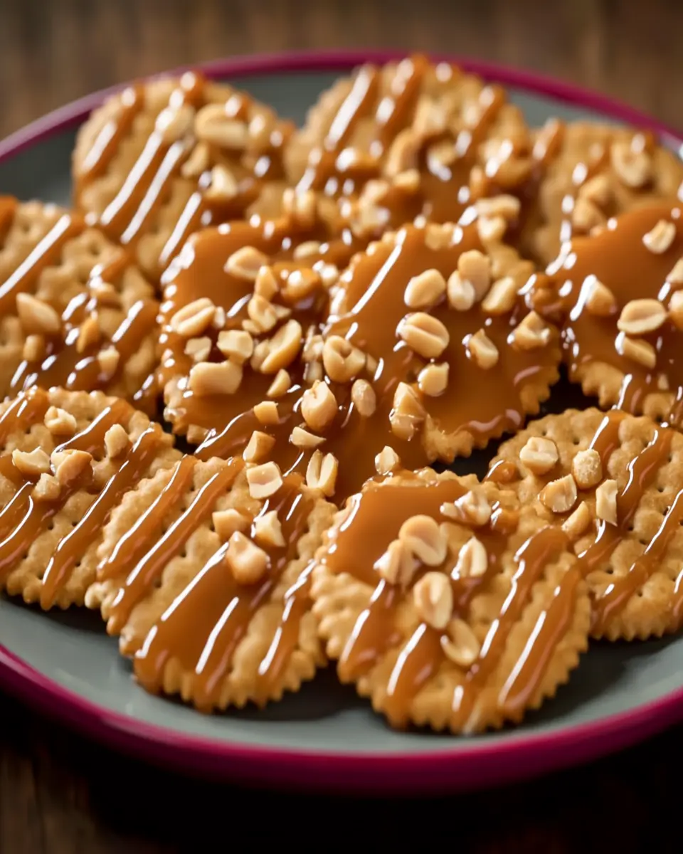 Caramel Peanut Ritz Crackers First Image First Image
