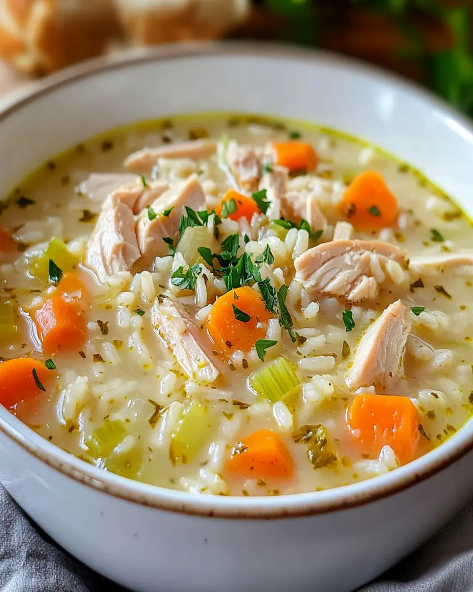 Turkey Rice Soup Bowl First Image First Image