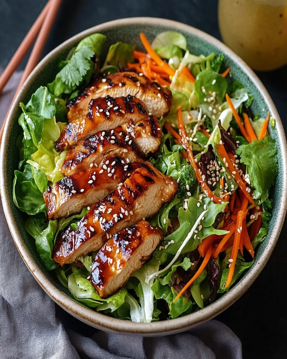 Light and Crisp Teriyaki Chicken Salad First Image First Image