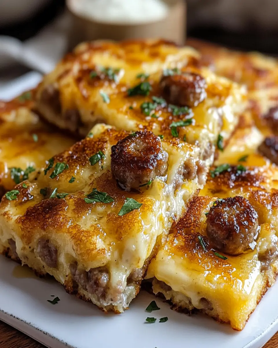 Sausage Cheese Sheet Pan Pancakes First Image First Image