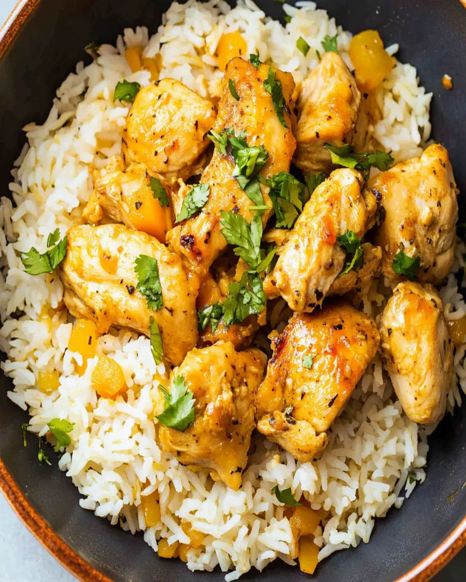 Instant Pot Chicken and Rice First Image First Image