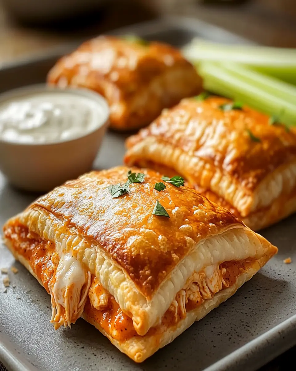 Spicy Buffalo Chicken Pockets First Image First Image