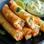 Crab & Shrimp Queso Taquitos First Image First Image