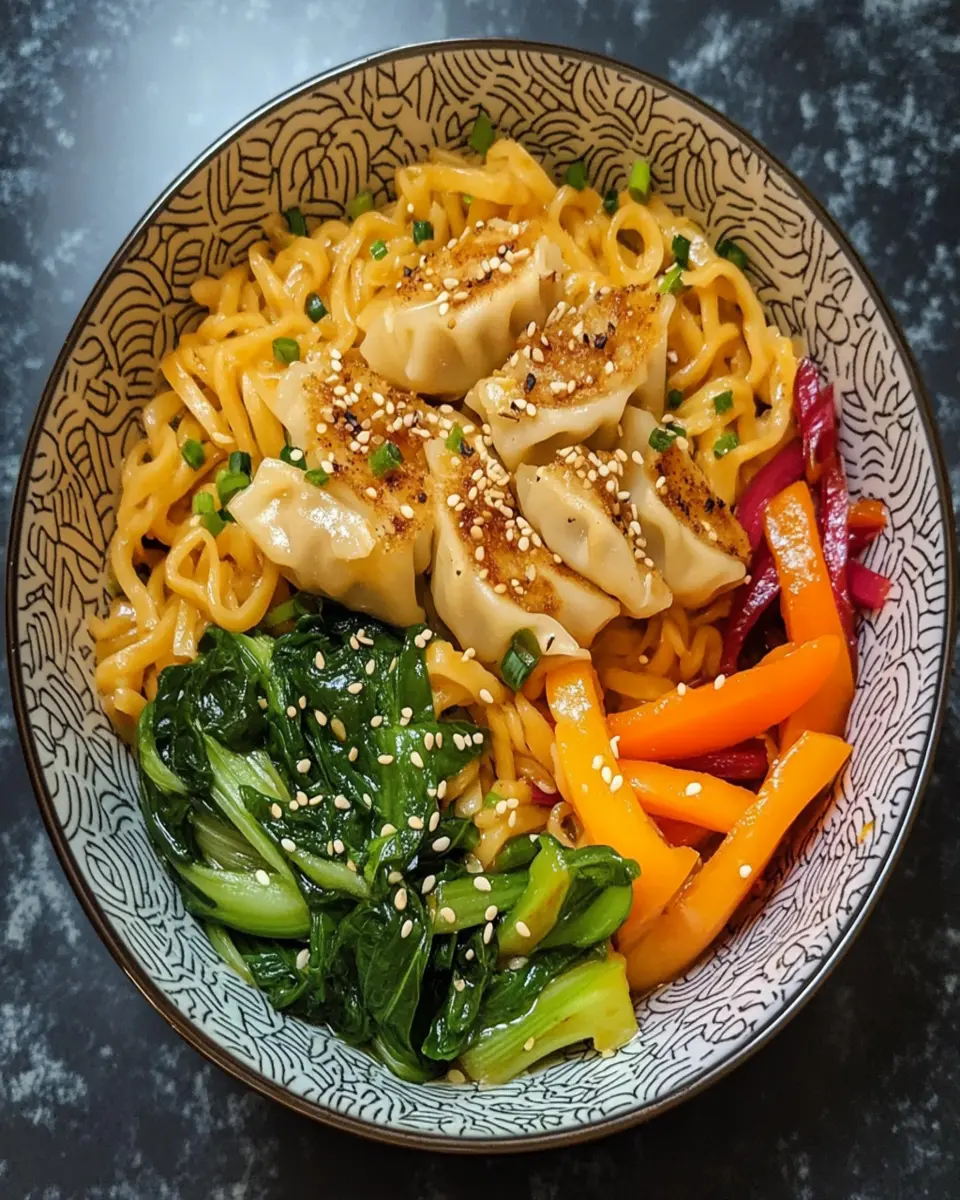 Potsticker Noodle Bowls Recipe First Image First Image