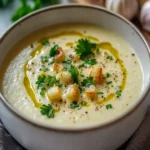 Creamy Czech Garlic Soup First Image First Image