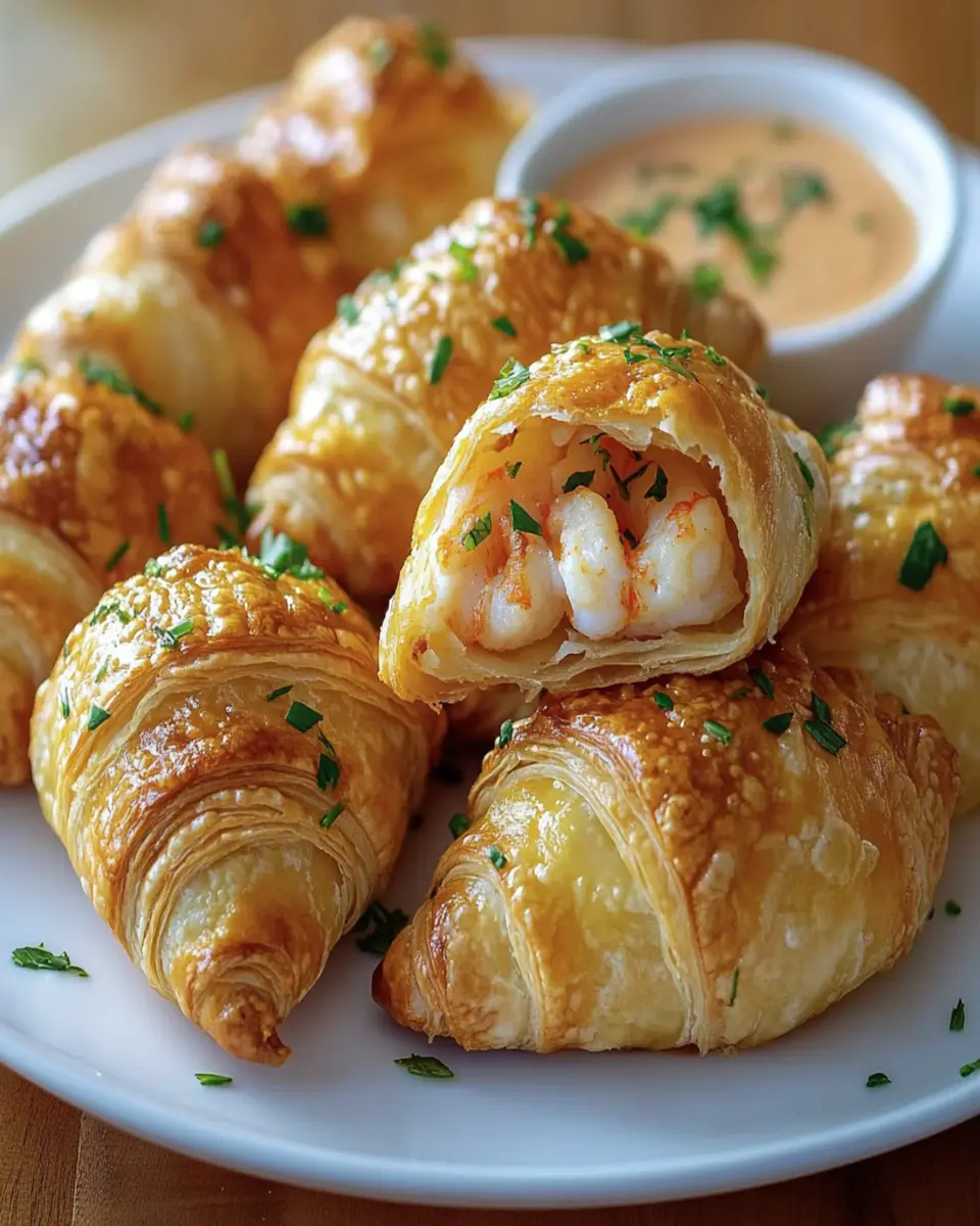 Shrimp And Crab Stuffed Crescent Bombs First Image First Image