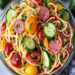 Spaghetti Salad with Italian Dressing Recipe First Image First Image