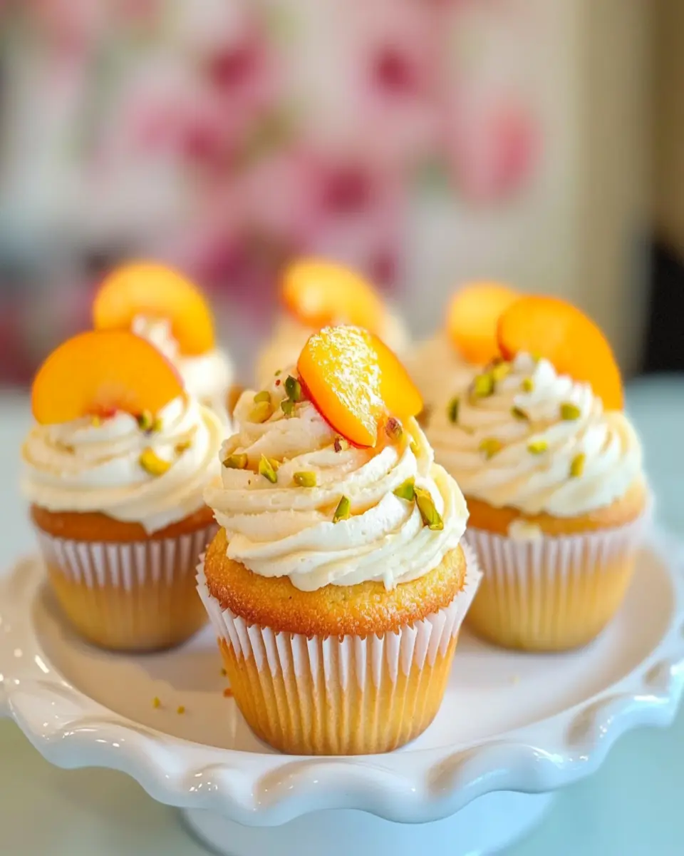 Honey Peach Cream Cheese Cupcakes First Image First Image