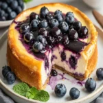 Blueberry Basque Cheesecake First Image First Image