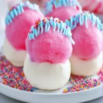 Crispy Cotton Candy Cheesecake Bombs First Image First Image