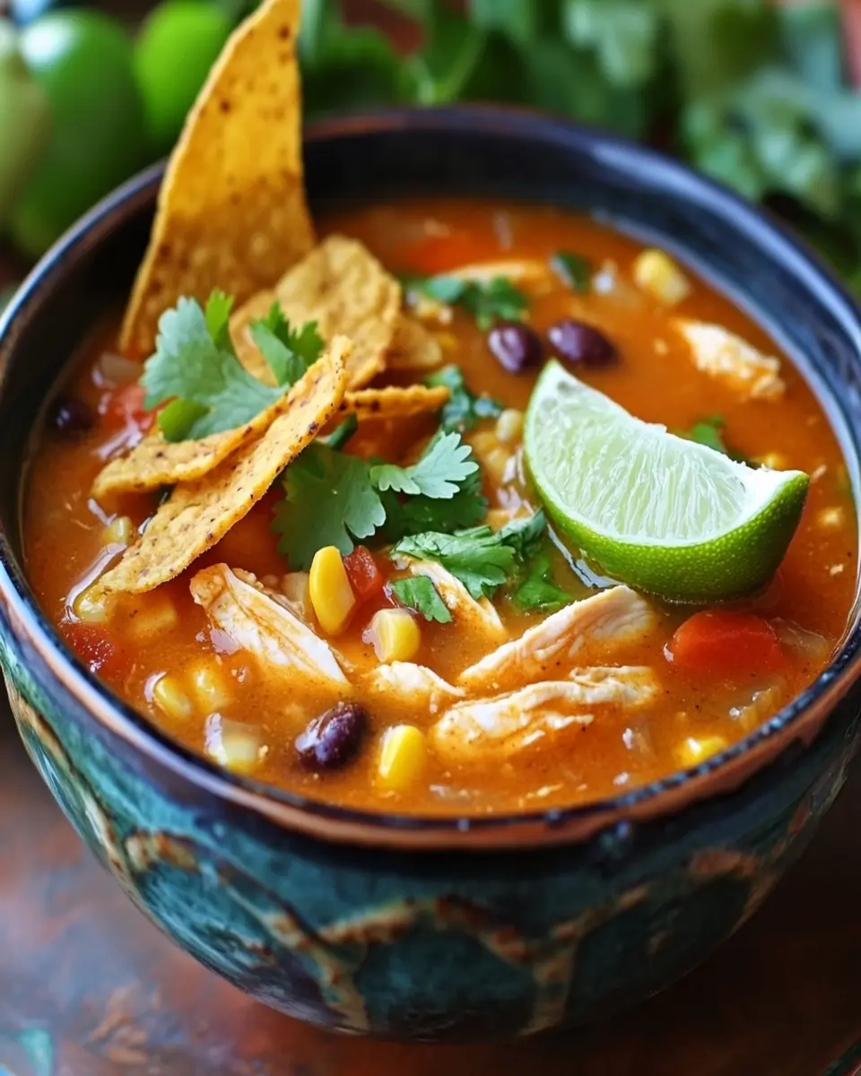 Cozy Chicken Tortilla Soup First Image First Image