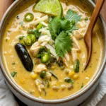 Creamy One Pot Chicken Poblano Soup First Image First Image