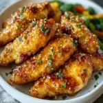 Air Fryer Honey Butter Garlic Chicken Tenders First Image First Image