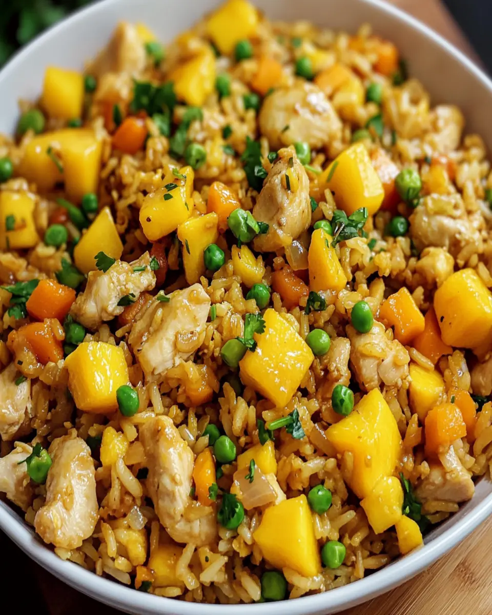 Mango Chicken Fried Rice First Image First Image