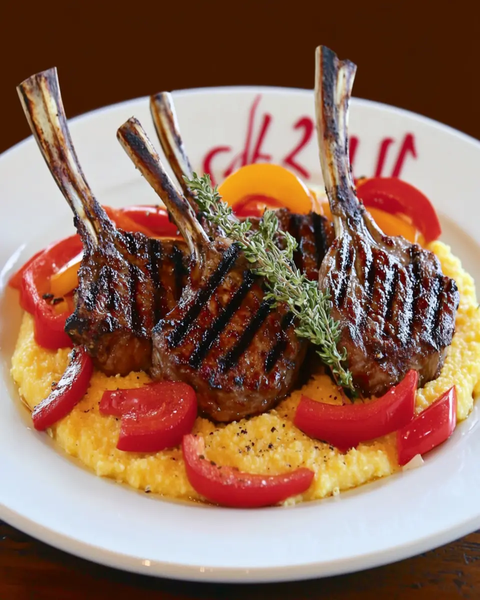 Lamb Chops with Polenta First Image First Image