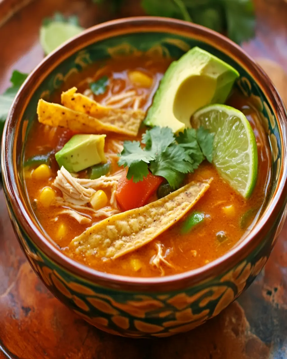 Cozy Chicken Tortilla Soup First Image First Image