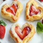 Strawberry Cream Cheese Heart Danishes First Image First Image