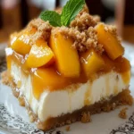 Peach Cobbler Cheesecake Fusion First Image First Image