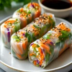 Air Fryer Rice Paper Noodle Rolls First Image First Image