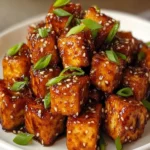 Amazing Crispy Honey Garlic Tofu-Easy Recipe First Image First Image