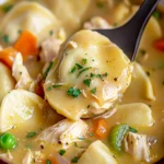 Crock Pot Chicken Pierogi Stew First Image First Image