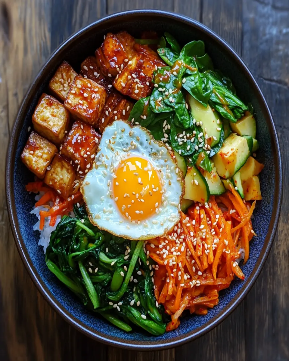 Easy Vegan Bibimbap Recipe – Delicious Korean Bowl First Image First Image