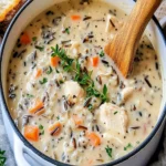 Creamy Chicken Wild Rice Soup First Image First Image