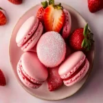 Strawberry Macaron Shells First Image First Image