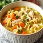 Instant Pot Chicken Noodle Soup For One First Image First Image