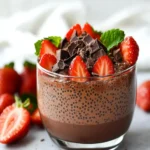 Strawberry Chocolate Chia Pudding First Image First Image