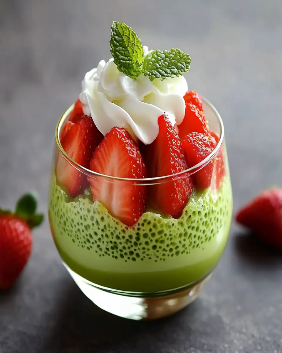 Strawberry Matcha Sago First Image First Image