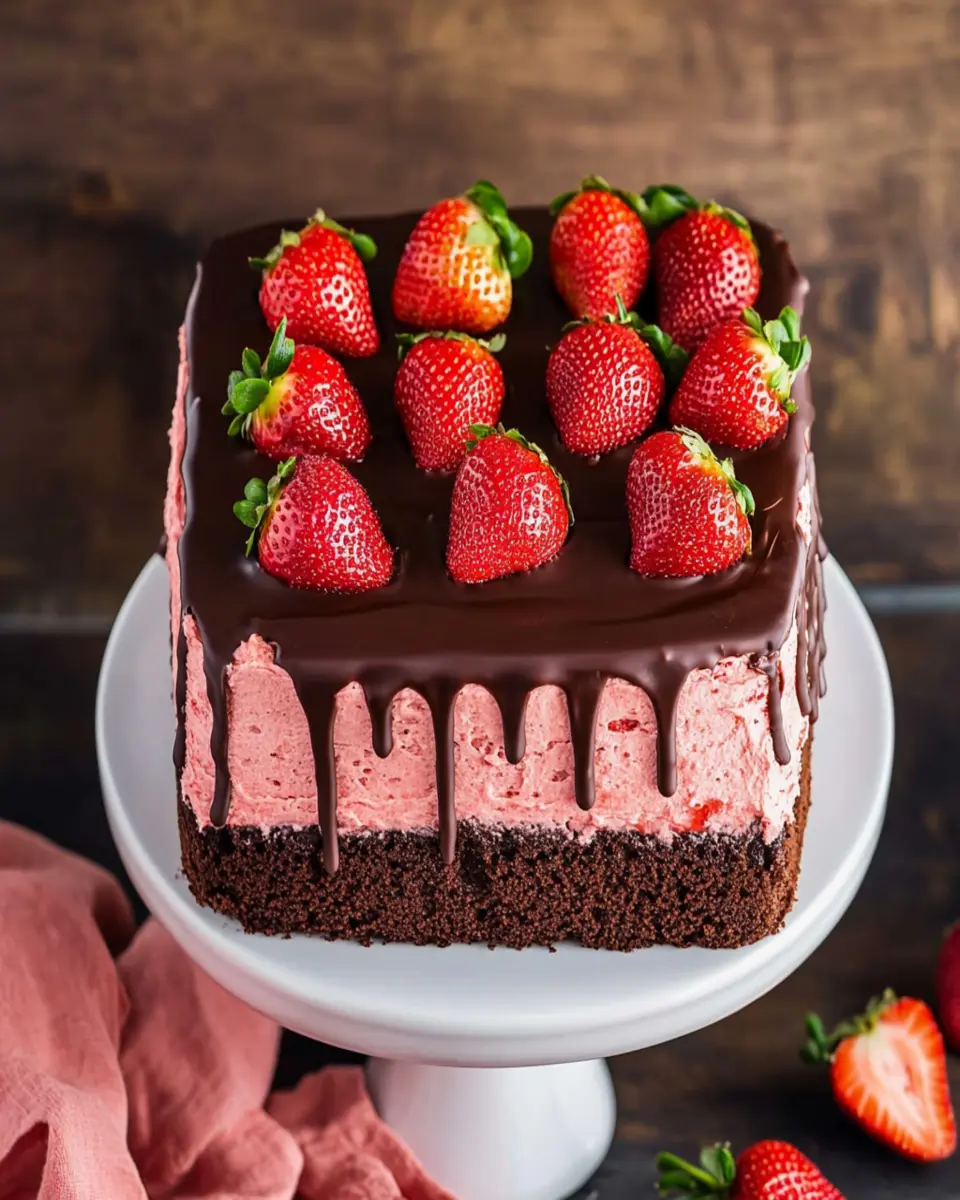Chocolate Strawberry Cake First Image First Image