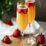 Easy Strawberry Mimosa Recipe First Image First Image
