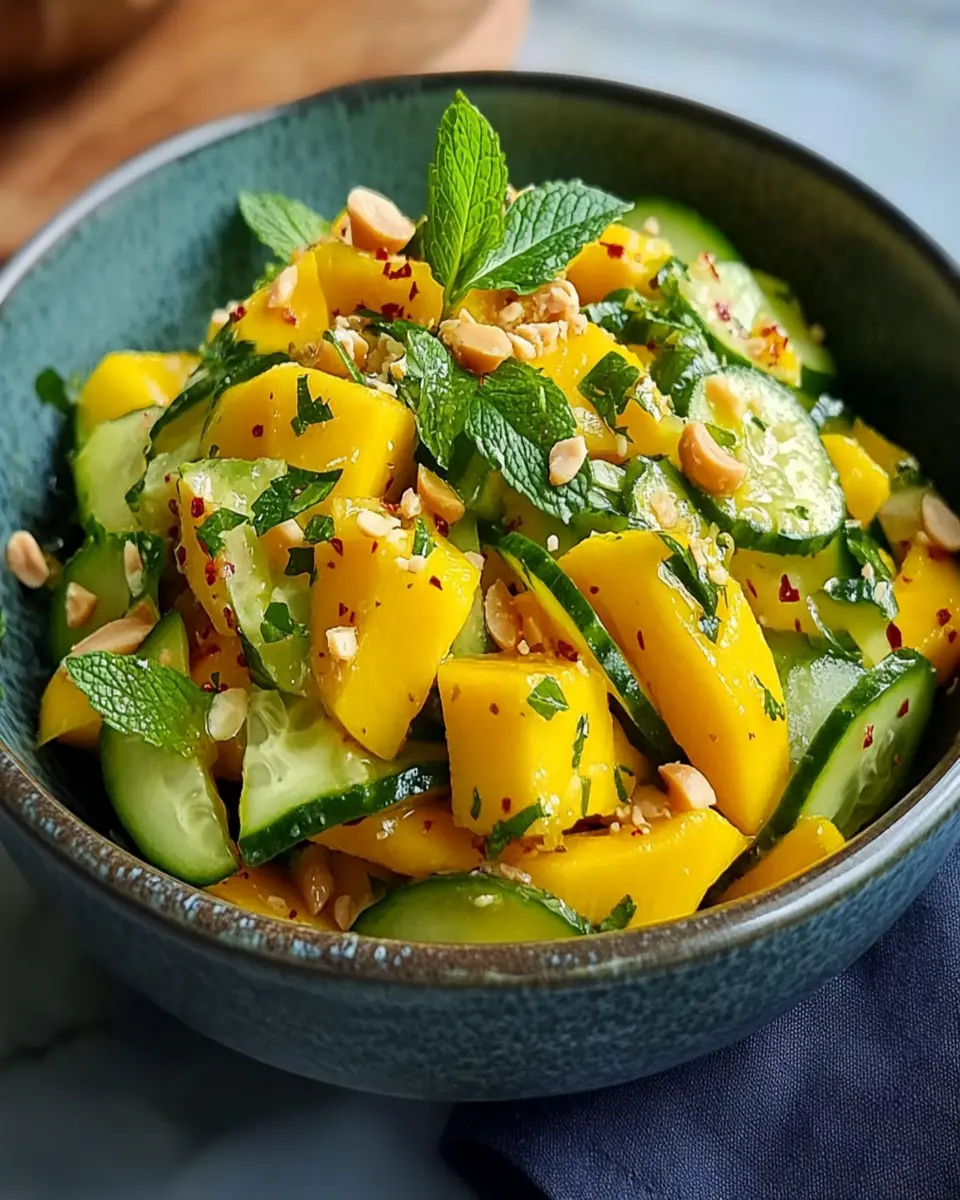 Thai Mango Cucumber Salad First Image First Image
