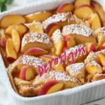 Peach Cobbler French Toast Bake First Image First Image