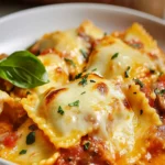 Easy Baked Cheesy Ravioli First Image First Image