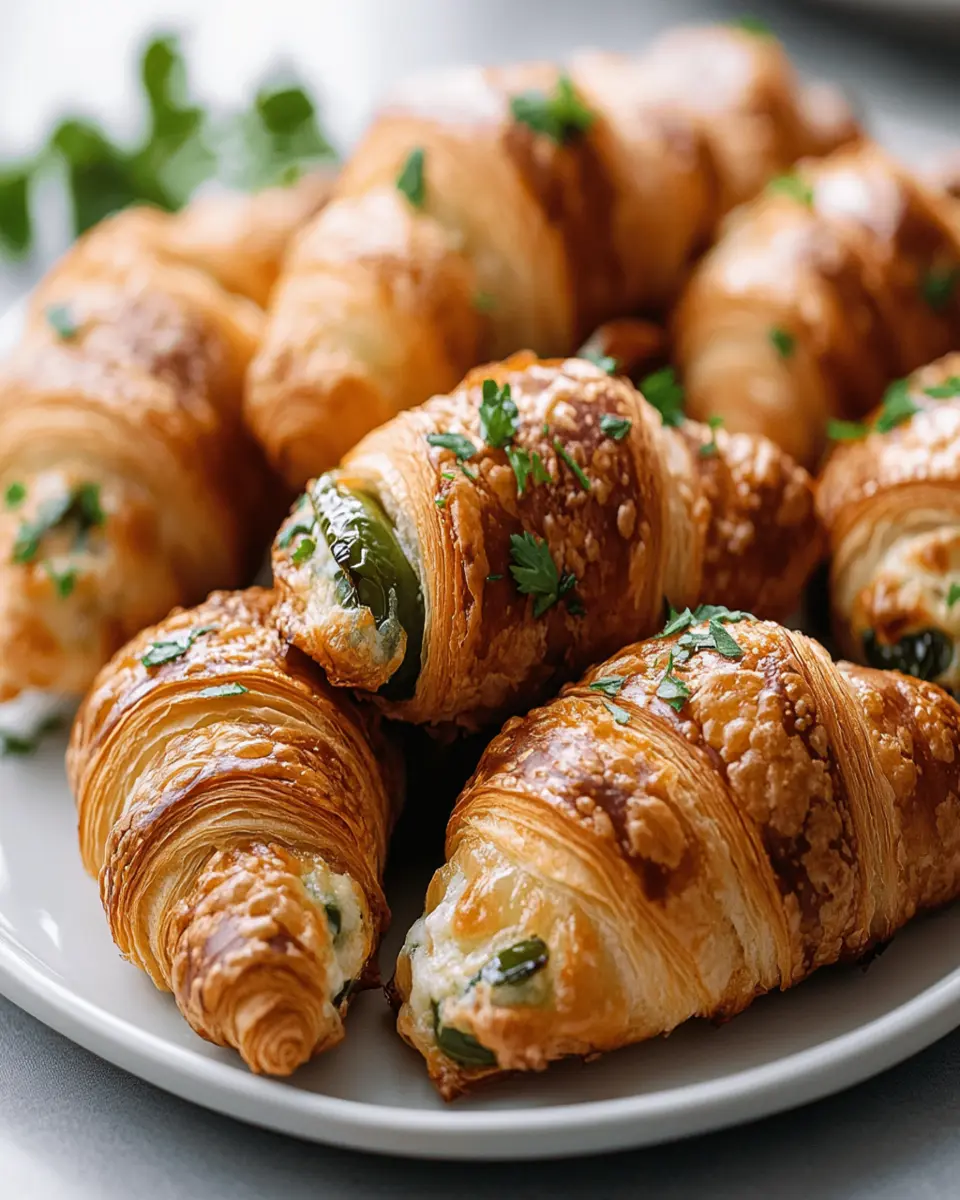 Garlic Croissant Jalapeño Poppers First Image First Image