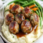 Turkey and Stuffing Meatballs First Image First Image