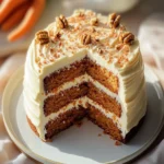 Moist Spiced Carrot Cake Recipe with Cream Cheese Frosting First Image First Image