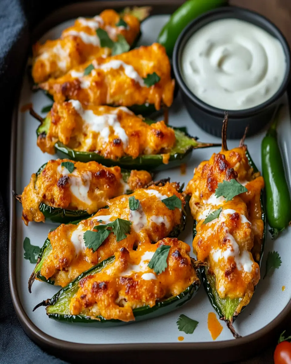 Buffalo Chicken Jalapeño Poppers First Image First Image