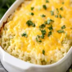 Cheesy Green Chile Rice Casserole First Image First Image