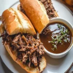 Slow Cooker French Dip Sandwiches First Image First Image