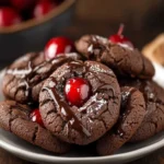 Chocolate Cherry Cookies First Image First Image