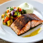 Spice Rubbed Salmon with Sumac First Image First Image