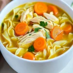 Gluten Free Homemade Chicken Noodle Soup First Image First Image