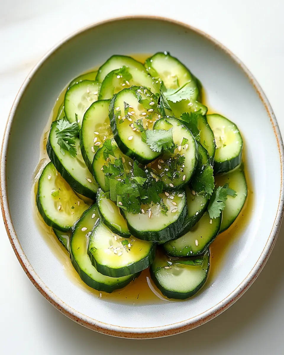 Marinated Cucumber & Avocado Salad First Image First Image