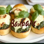 Cheesy Garlic Pesto Chicken Sliders Recipe First Image First Image