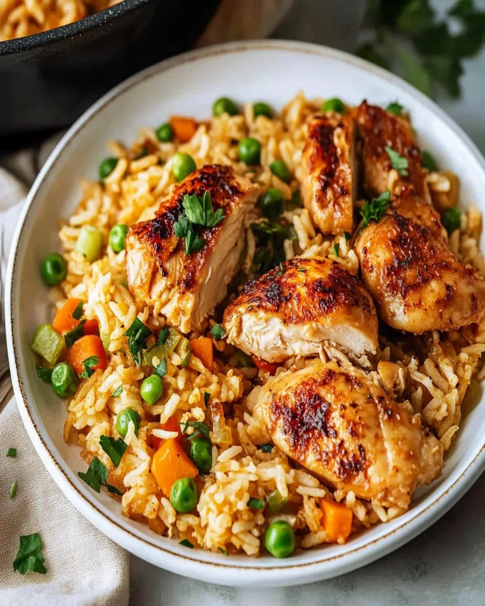 One Pot Chicken and Rice First Image First Image