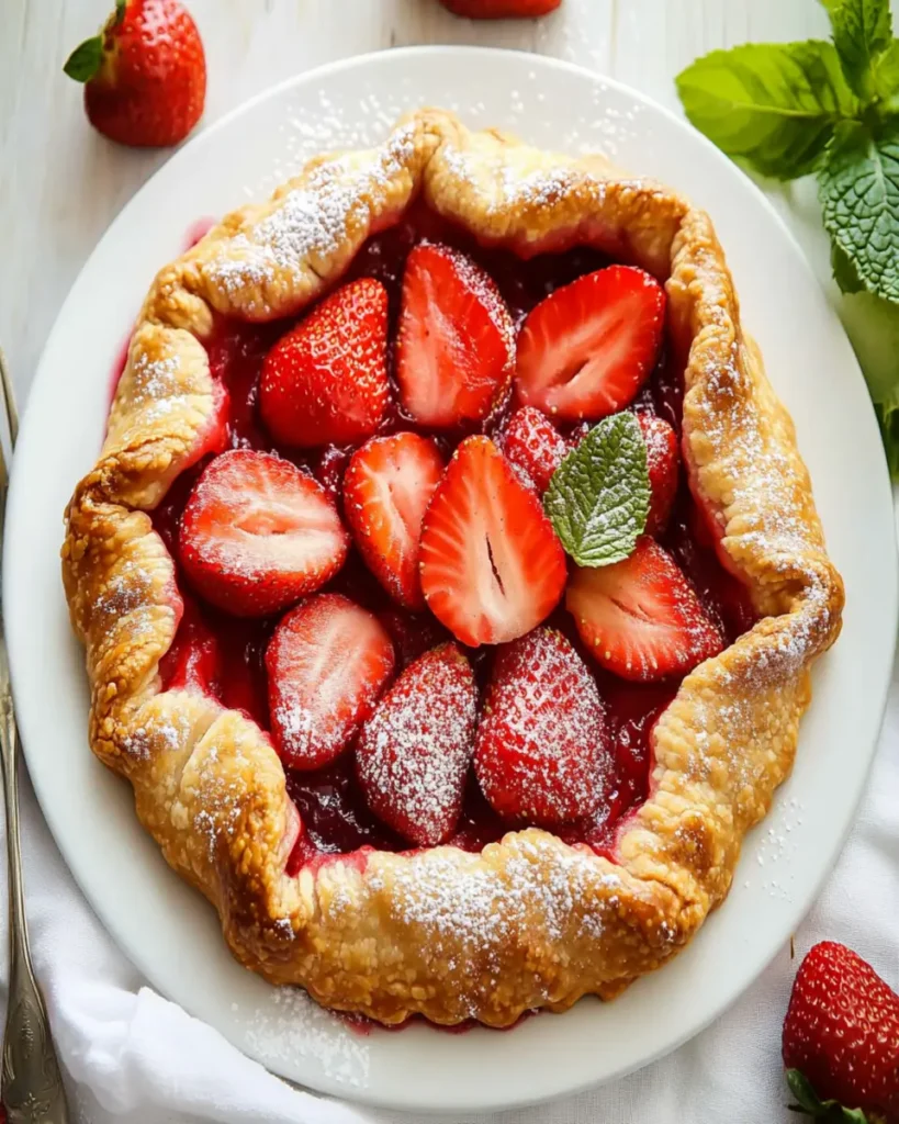 Strawberry Galette First Image First Image