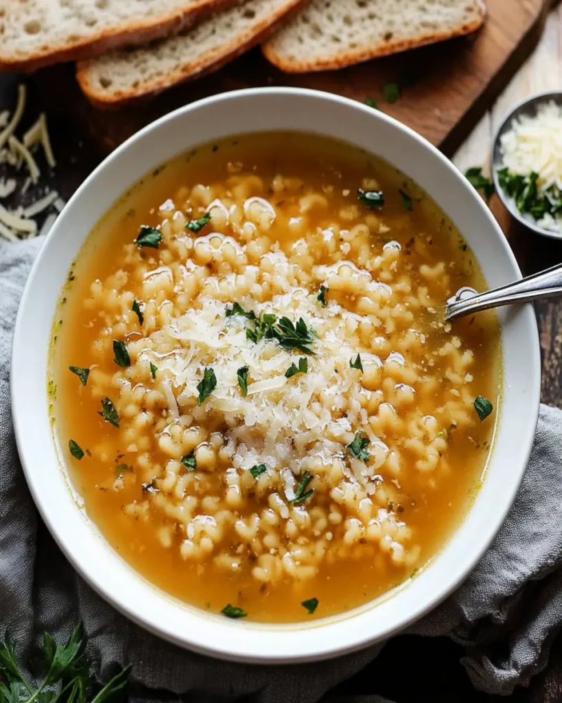 Pastina Soup (aka Italian Penicillin) First Image First Image
